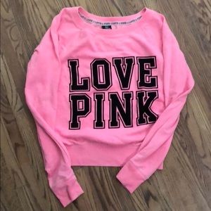 Pink VS PINK Campus Crew Sweatshirt like new